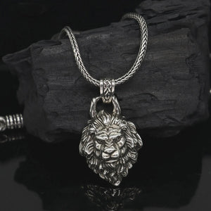 925 Pure Silver LION FACE Pendant Nest Gifting Pendant