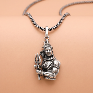 925 Sterling Silver Lord Shiva Pendant