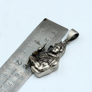 925 Sterling Silver Lord Shiva Pendant