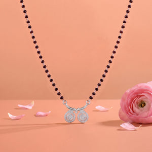 Aura Twin-Wati 925 Silver CZ Mangalsutra