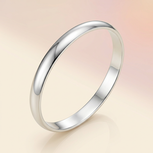 Classic Half round 925 sterling silver Punjabi kada