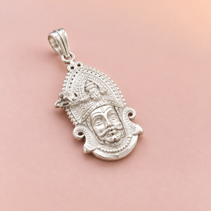 Divine 925 Sterling Silver Khatu Shyam Ji Pendant Locket for Men & Women