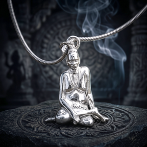 Divine Swami Samarth Silver Pendant