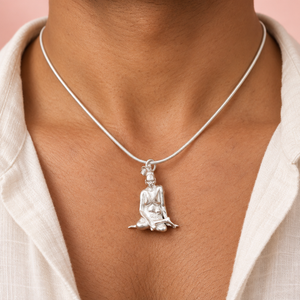Divine Swami Samarth Silver Pendant