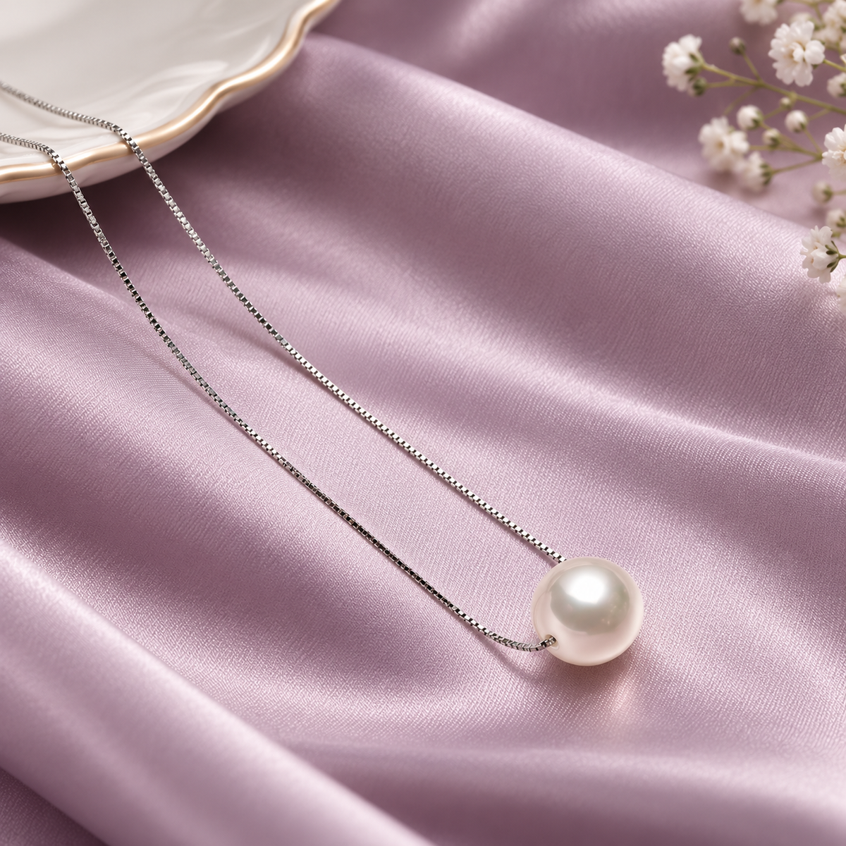 Elegant Pearl Pendant Necklace