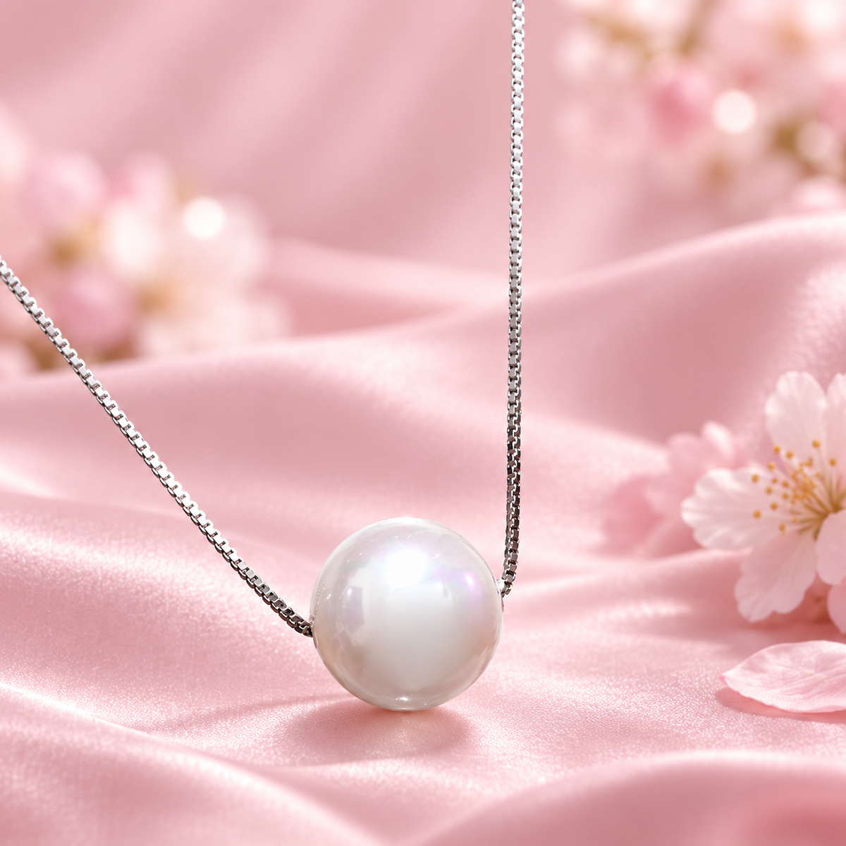 Elegant Pearl Pendant Necklace