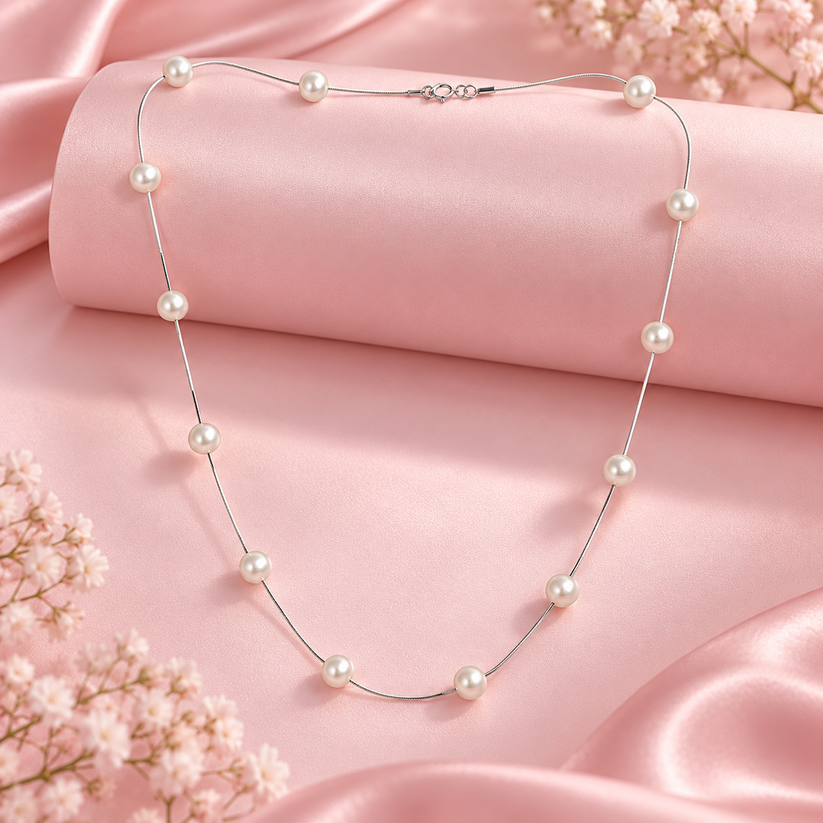Elegant Pearls Chain