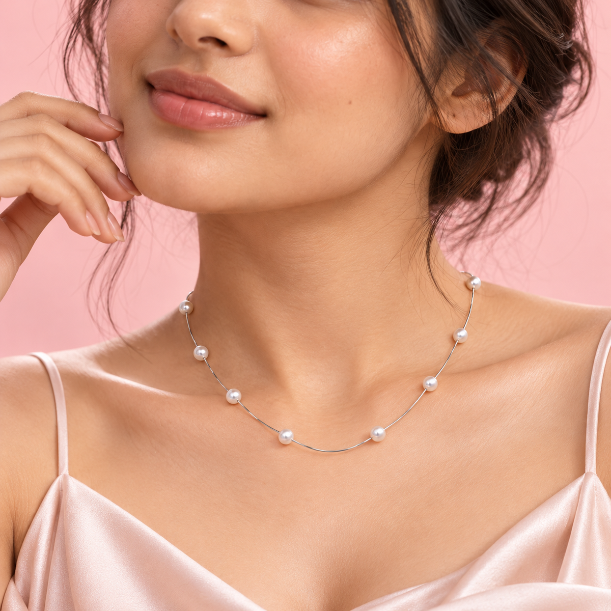 Elegant Pearls Chain