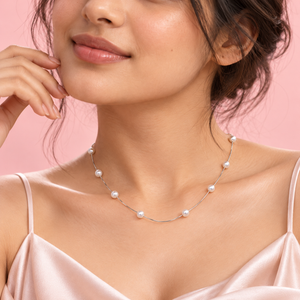 Elegant Pearls Chain